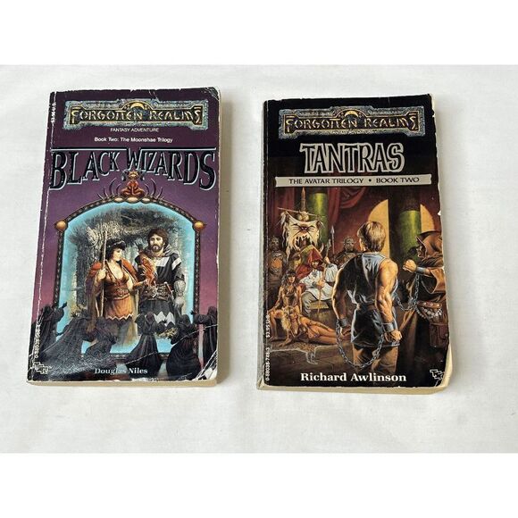 Forgotten Realms 1st 1st Trade Paperbacks Niles Awlinson Black Wizards Tantras - Picture 1 of 5